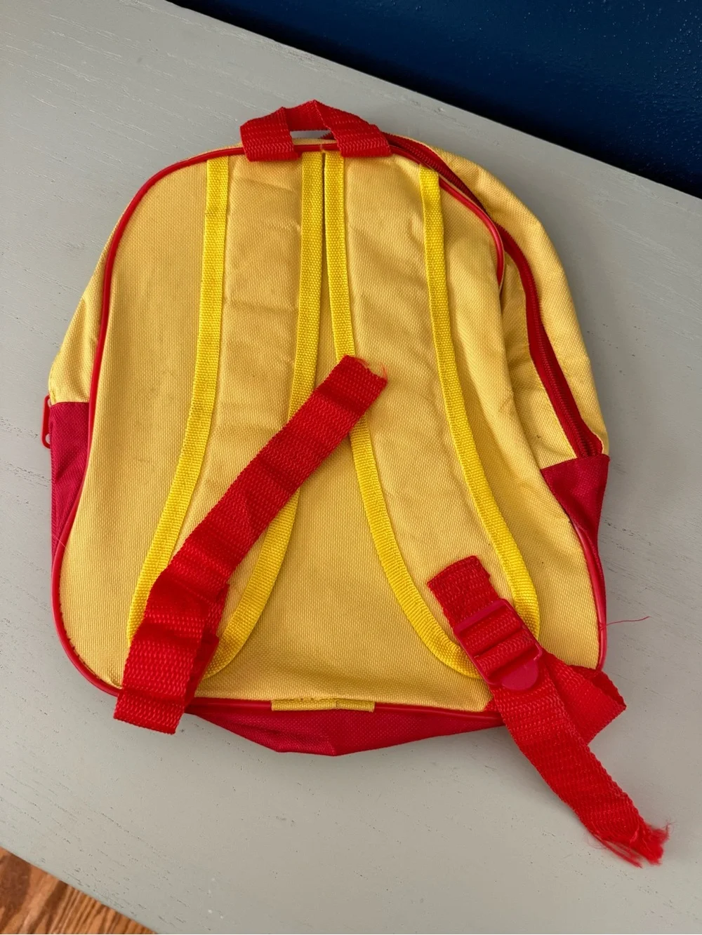 Vintage Playskool Mr. Potato Head Children's Kids Clear Backpack Toy Story Bag